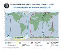 SwiftBroadband Coverage Map