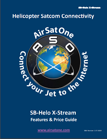 Helicopter Satcom SB-Helo X-Stream Price Guide for Cobham Aviator SP SDU-7315, SDU-7320 and the SDU-7330.