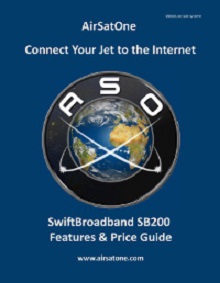 SB200 SwiftBroadband Price Guide for Aircraft. Includes rates for Low Gain Class 15 Satcom Terminals.